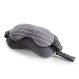 Travel Neck Pillow, Eye Mask & Storage Bag - Happy Travela