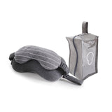 Travel Neck Pillow, Eye Mask & Storage Bag - Happy Travela